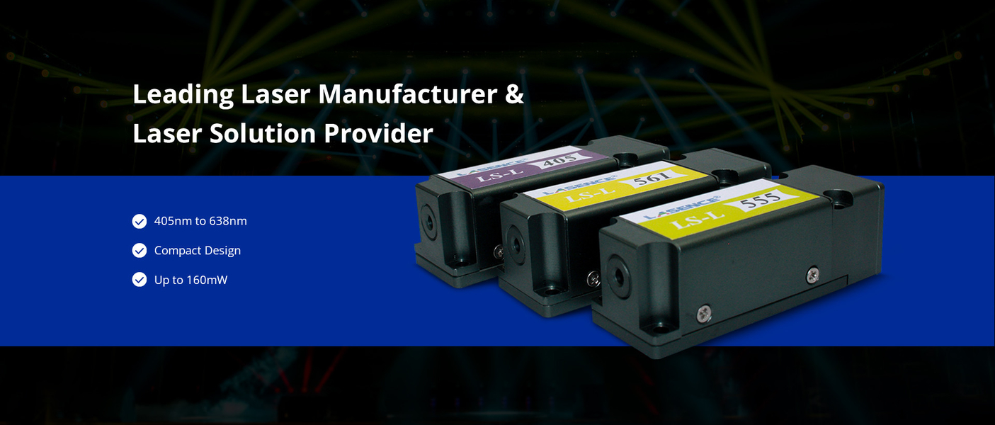 Gelber Lasermodul