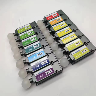 488nm 20mW 50mW 80mW Blauer Laserdiodenmodul für Biowissenschaften 0,5m Faserlänge