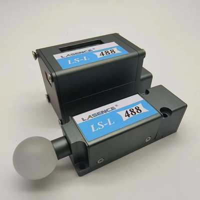 450nm 488nm Blauer Laser 30mW SMF Einmodischer Pigtailed Laser Spannung 6-7.5V Ausgangsleistung Modus CW