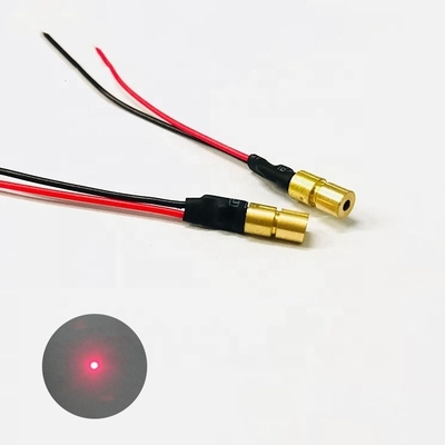 Niedrigresiduelle IR 650nm Rotlaserdiode Koaxial Pigtail mit 5% Leistungsstabilität bei 25 °C