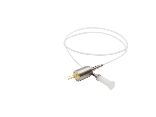 Kompaktes 520nm Grünes Laserfaser gekoppeltes Modul mit schwarzem Anodisiertem Aluminiumgehäuse