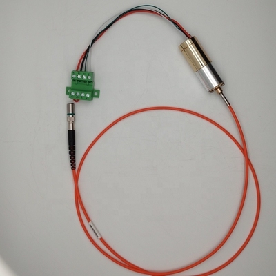 Spezielle Wellenlänge 20x55mm 545nm Hochleistungsgrüner Laserkopf mit 200μm Faser