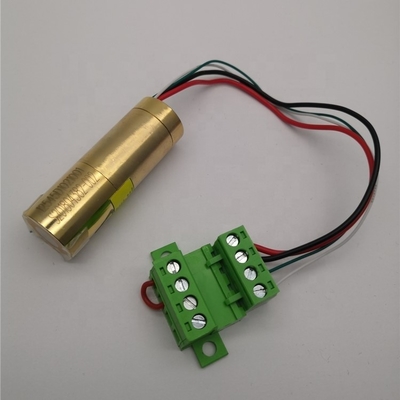 0.5mm Strahlendurchmesser Hochleistungsgrüner Laserkopf mit RoHS-Konformitätserklärung