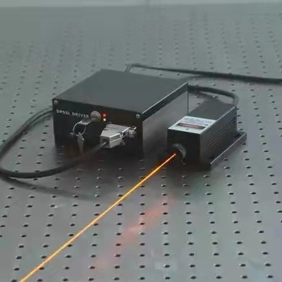 DPSS 50mW Gelb 589nm Lasermodul geeignet für Kundenanforderungen