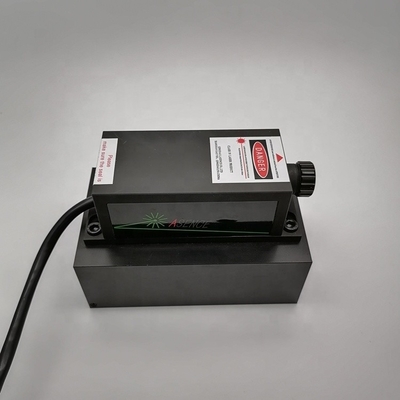 Solid State DPSS Laser mit 1,8 kg Gewicht und 85 mm Strahlhöhe 100mW Gelber Laser