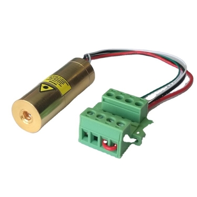 Hohe Stabilität 561nm 10mw Gelb-Grün-Punkt-Lasermodul mit geringer Geräuschmenge und gutem Strahl