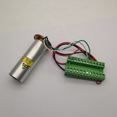 Hohe Stabilität 561nm 10mw Gelb-Grün-Punkt-Lasermodul mit geringer Geräuschmenge und gutem Strahl