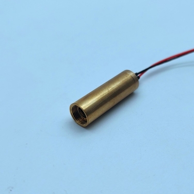 Mini 8mm Gelblasermodul PWM/50% Arbeitszyklus ≤5mm Lichtstrahldurchmesser für Lasernivellierung