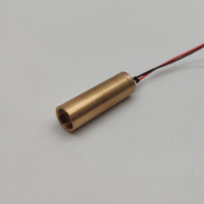 Mini 8mm Gelblasermodul PWM/50% Arbeitszyklus ≤5mm Lichtstrahldurchmesser für Lasernivellierung