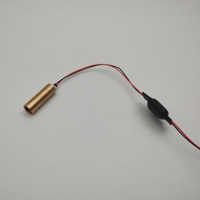 Mini 8mm Gelblasermodul PWM/50% Arbeitszyklus ≤5mm Lichtstrahldurchmesser für Lasernivellierung