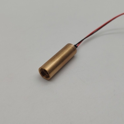 Mini 8mm Gelblasermodul PWM/50% Arbeitszyklus ≤5mm Lichtstrahldurchmesser für Lasernivellierung