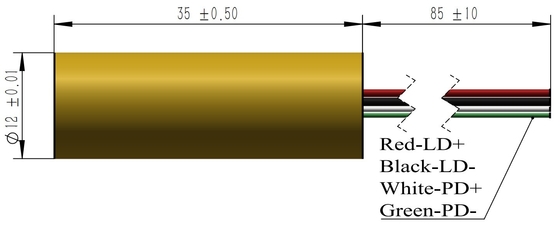 Kleine Größe Dot Green Laser 532nm ohne PCB Gewicht KG 0,01 KG CW Ausgangsleistung